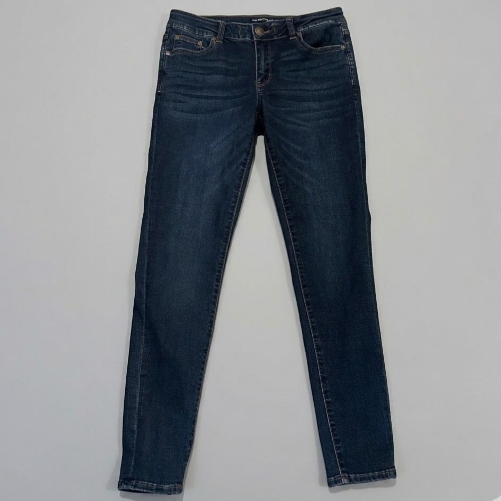 The Frenchie Co Womens Jeans Size 8 Dark Wash Copper Antibacterial Adjustable